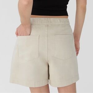 Oak + Fort - Twill Cream Casual Shorts